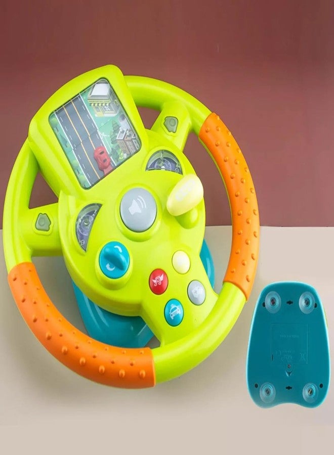 Space Enterprises Steering Wheel Toy for Kids Simulation Driving Car Toy with Light & Sound Mode Experience The Fun of Driving Car Toys - Automatic Steering Wheel - Image 5